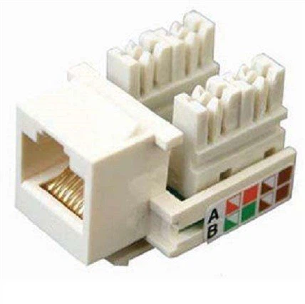 최고의 가격 RJ45 모듈 잭 UTP Cat5e 키스톤 잭