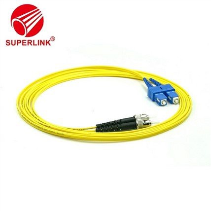 듀플렉스 단일 모드 섬유 패치 코드 SC-ST