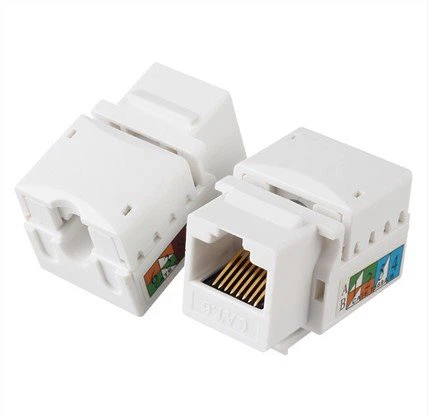 키스톤 잭 Cat3 Cat5e Cat6 Cat6A