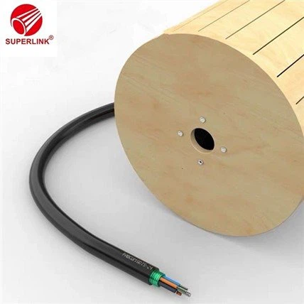 옥외 자활 공중 Fibra Optica Adss 12 핵심 24 핵심 경간 Adss 광섬유 케이블